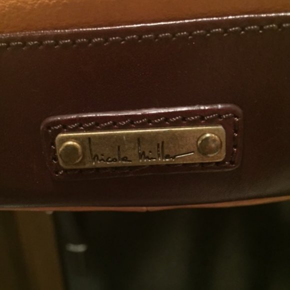 Quality leather handbag Nicole Miller - Picture 2 of 4